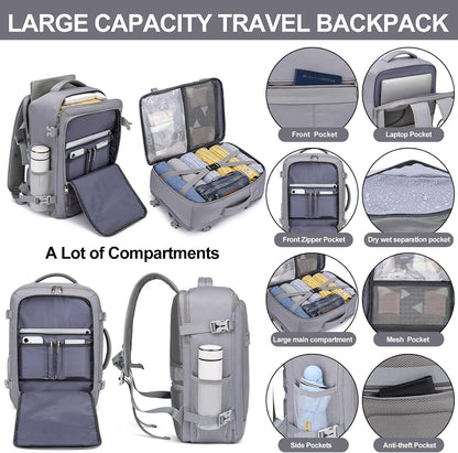 Travel Backpack for Men,TSA Carry On Backpack Flight Approved