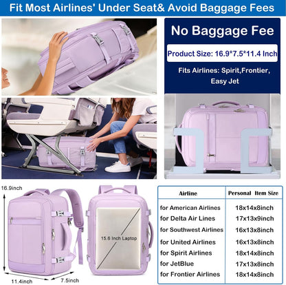 Travel Backpack for Men,TSA Carry On Backpack Flight Approved