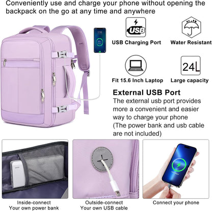 Travel Backpack for Men,TSA Carry On Backpack Flight Approved