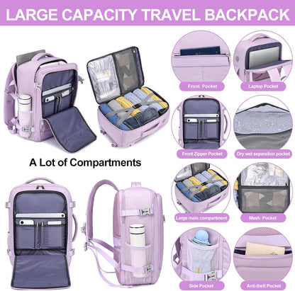 Travel Backpack for Men,TSA Carry On Backpack Flight Approved