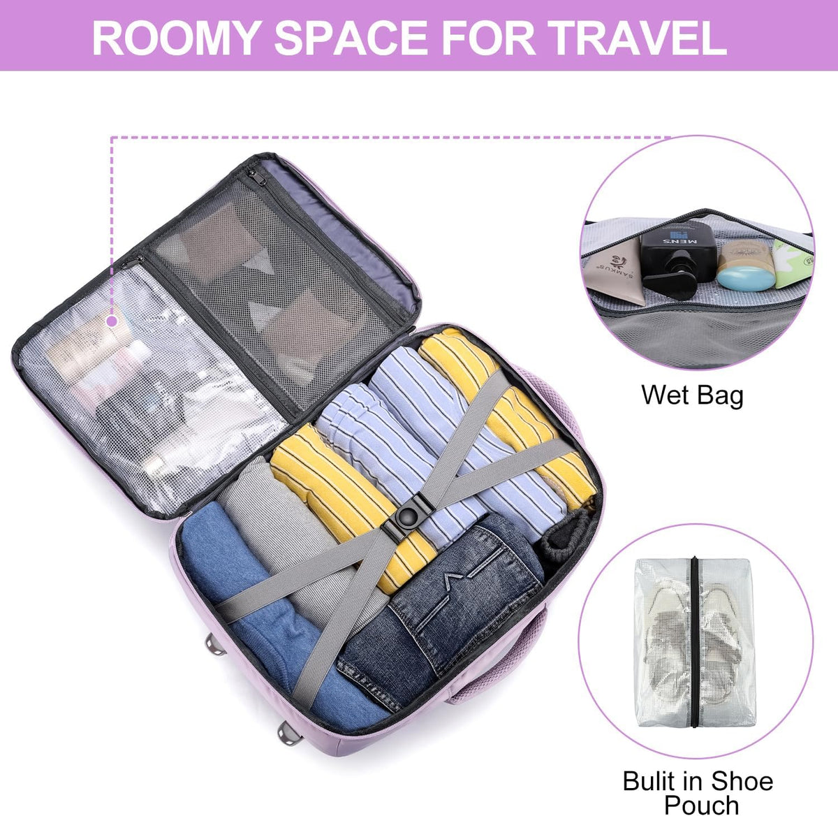 Travel Backpack for Men,TSA Carry On Backpack Flight Approved