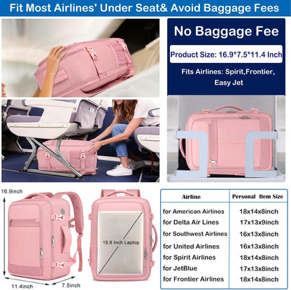 Travel Backpack for Men,TSA Carry On Backpack Flight Approved