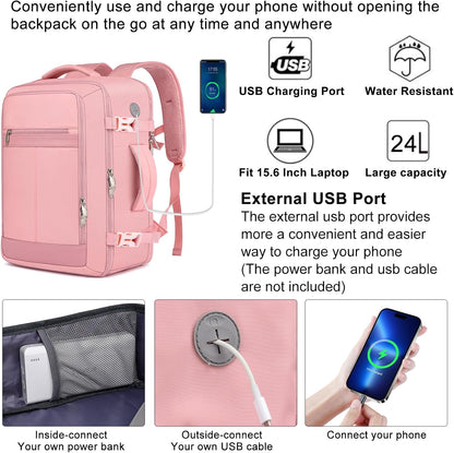 Travel Backpack for Men,TSA Carry On Backpack Flight Approved