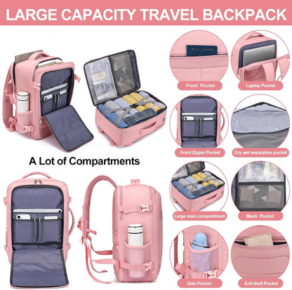 Travel Backpack for Men,TSA Carry On Backpack Flight Approved