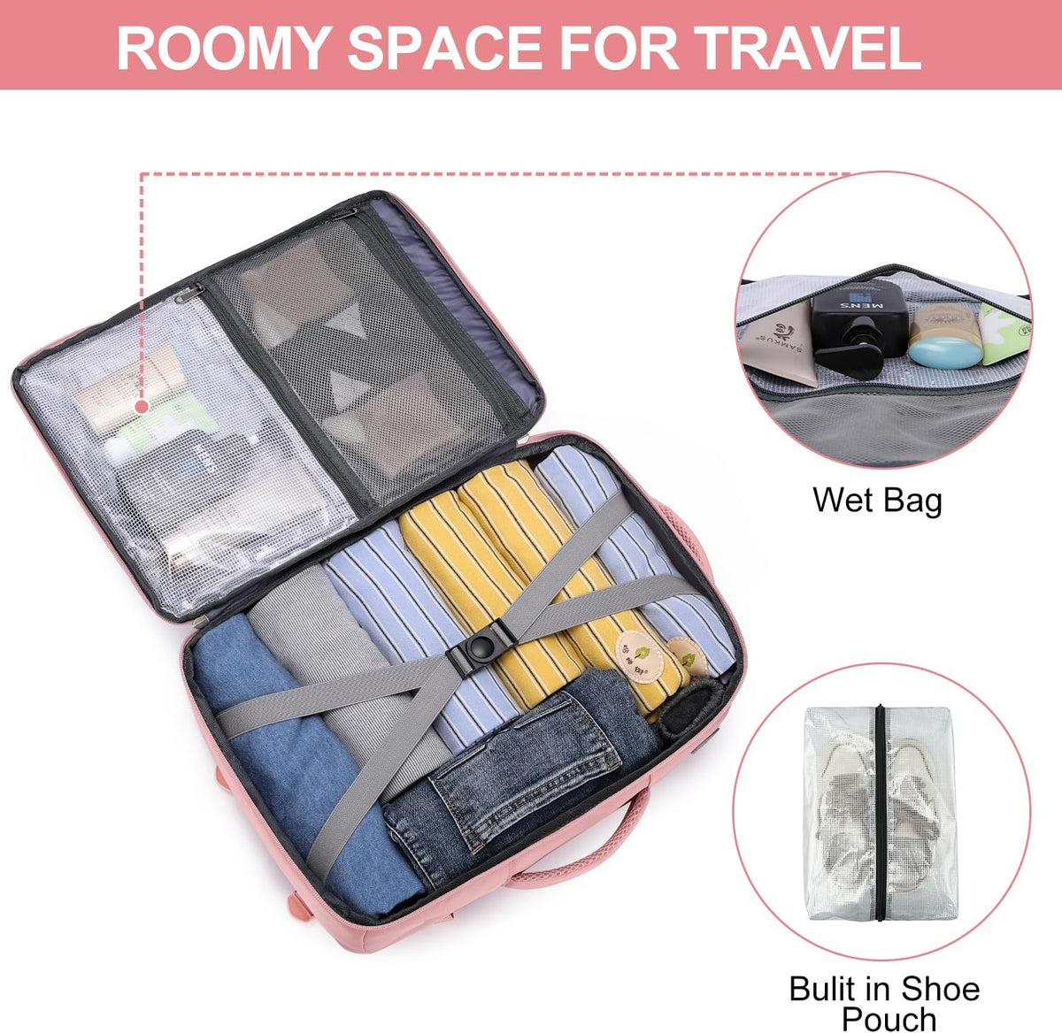 Travel Backpack for Men,TSA Carry On Backpack Flight Approved