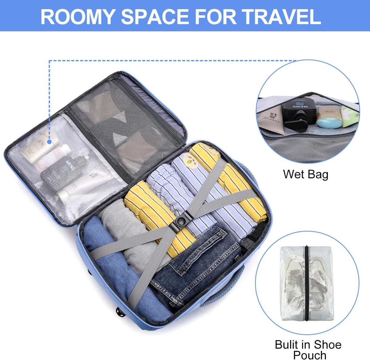 Travel Backpack for Men,TSA Carry On Backpack Flight Approved