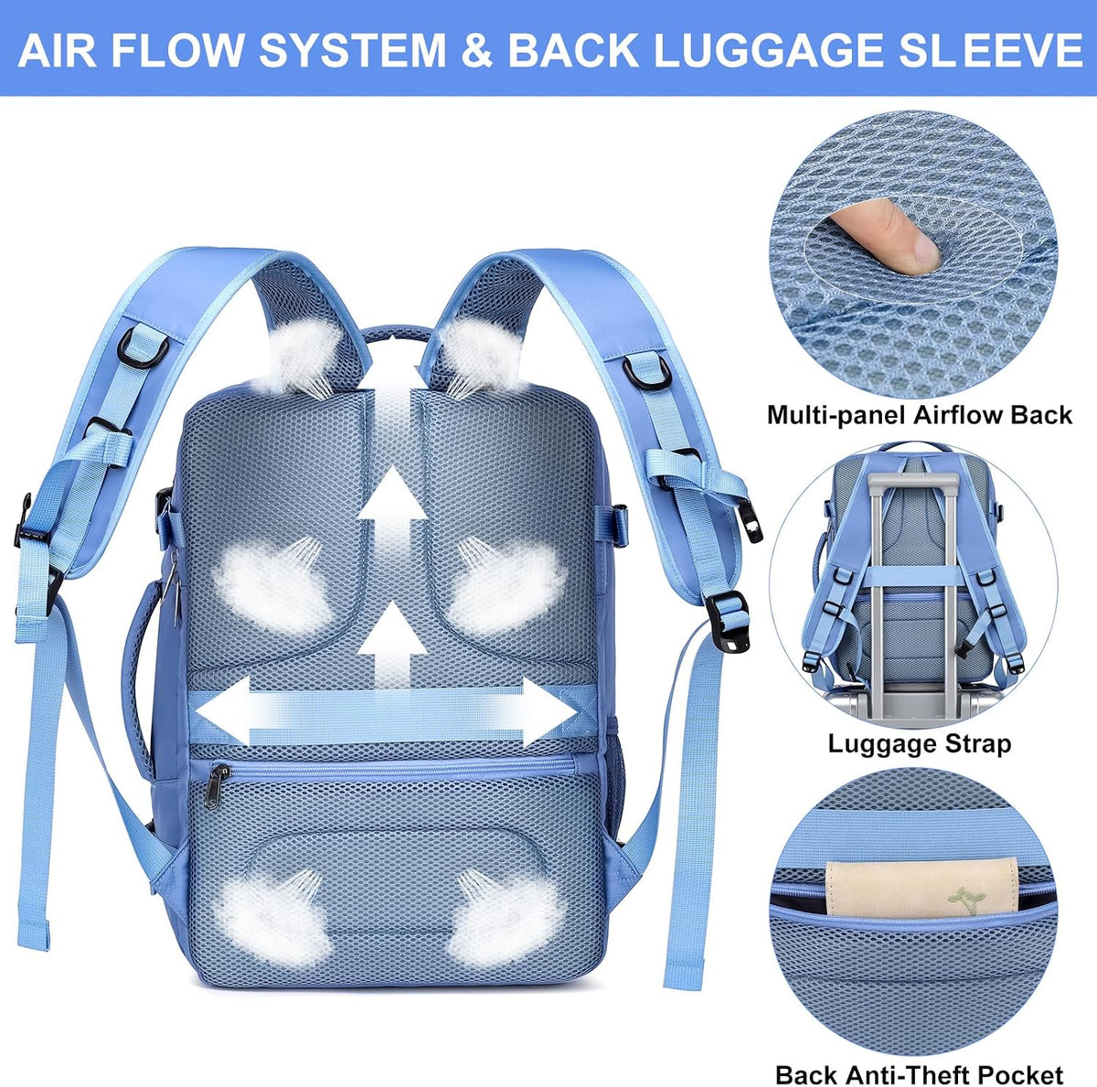 Travel Backpack for Men,TSA Carry On Backpack Flight Approved