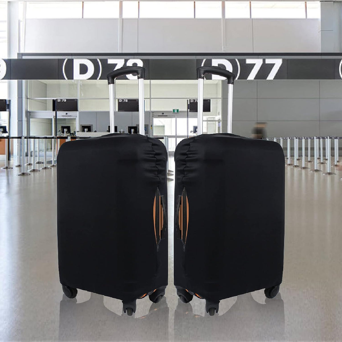 Luggage Cover Fits 31-32 inch Case (Amber Mountains, XL)