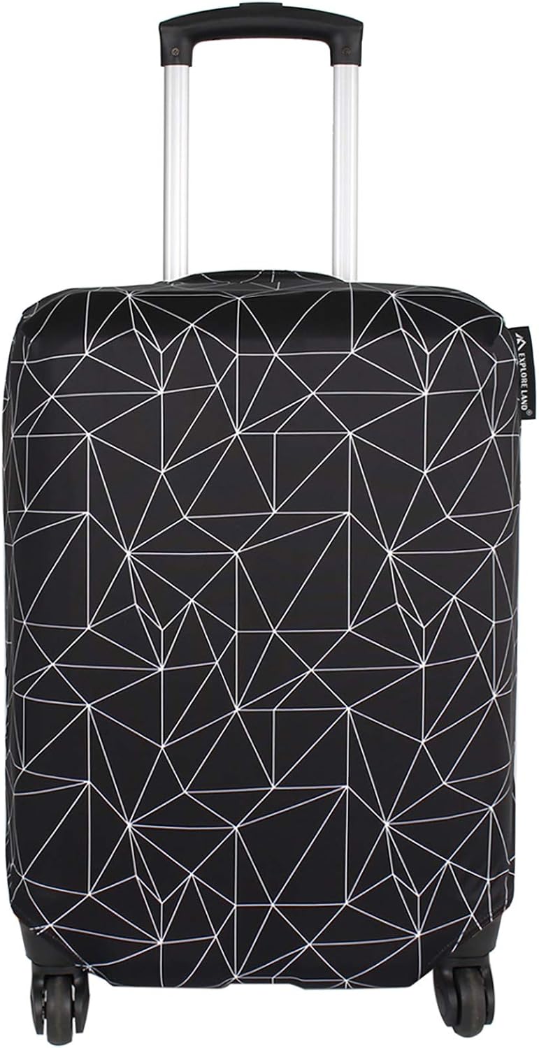 Luggage Cover Fits 31-32 inch Case (Amber Mountains, XL)