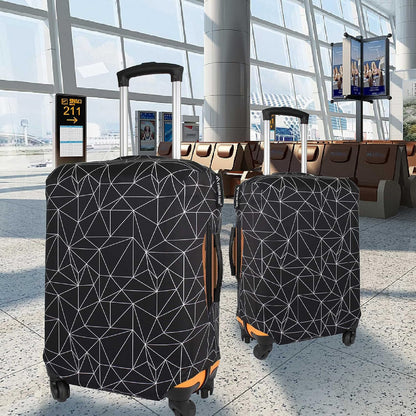 Luggage Cover Fits 31-32 inch Case (Amber Mountains, XL)
