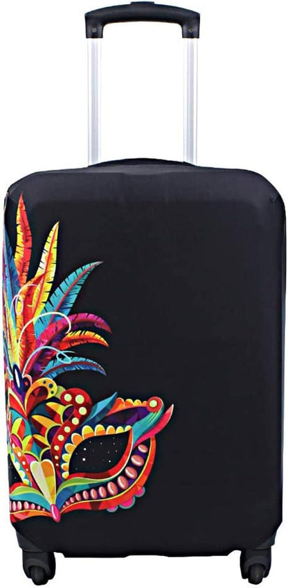 Luggage Cover Fits 31-32 inch Case (Amber Mountains, XL)