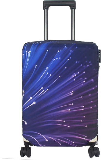 Luggage Cover Fits 31-32 inch Case (Amber Mountains, XL)