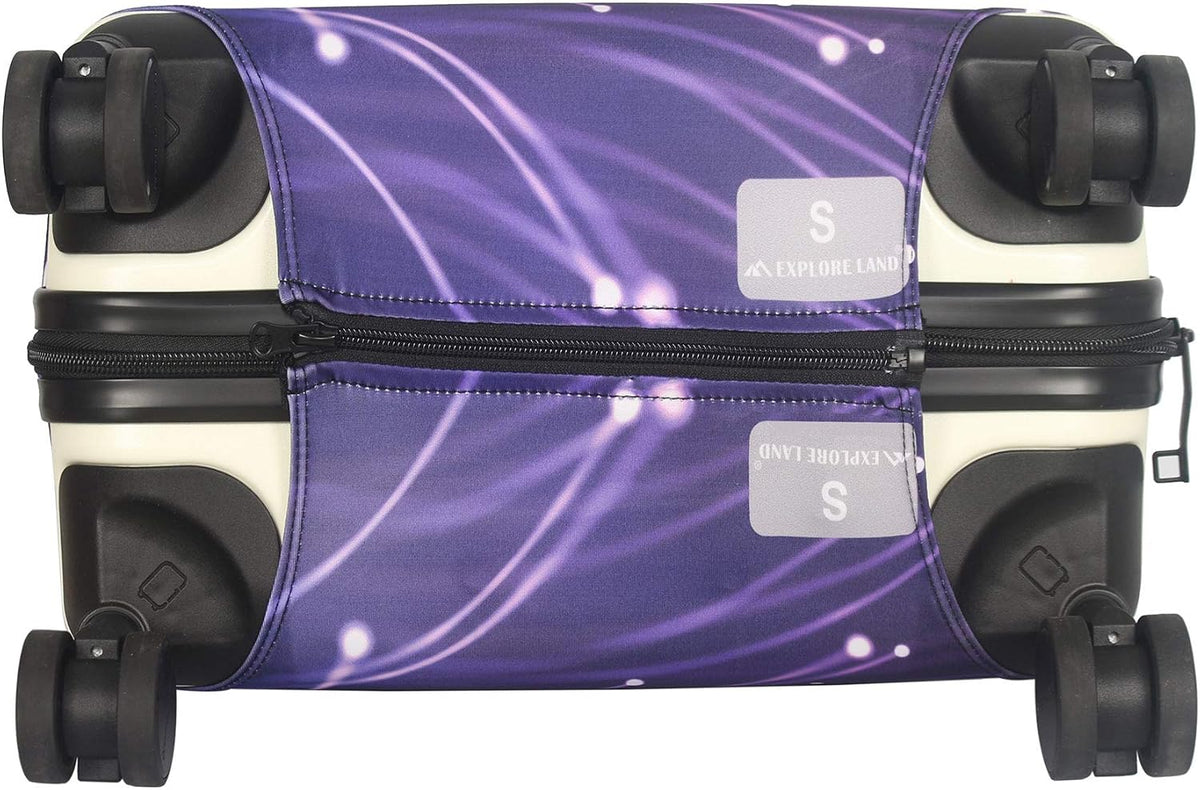 Luggage Cover Fits 31-32 inch Case (Amber Mountains, XL)