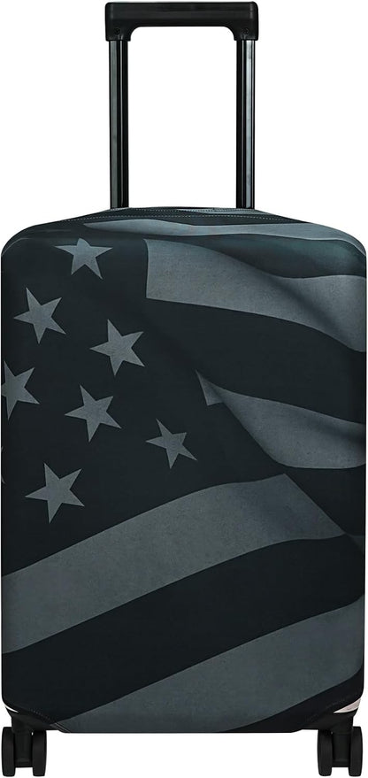 Luggage Cover Fits 31-32 inch Case (Amber Mountains, XL)