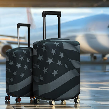 Luggage Cover Fits 31-32 inch Case (Amber Mountains, XL)