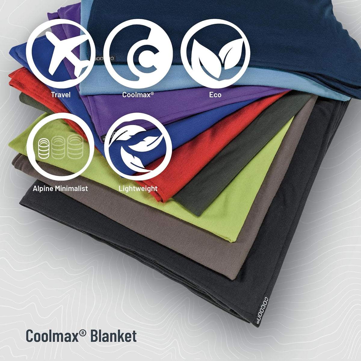 COCOON Coolmax Travel Blanket - Charcoal