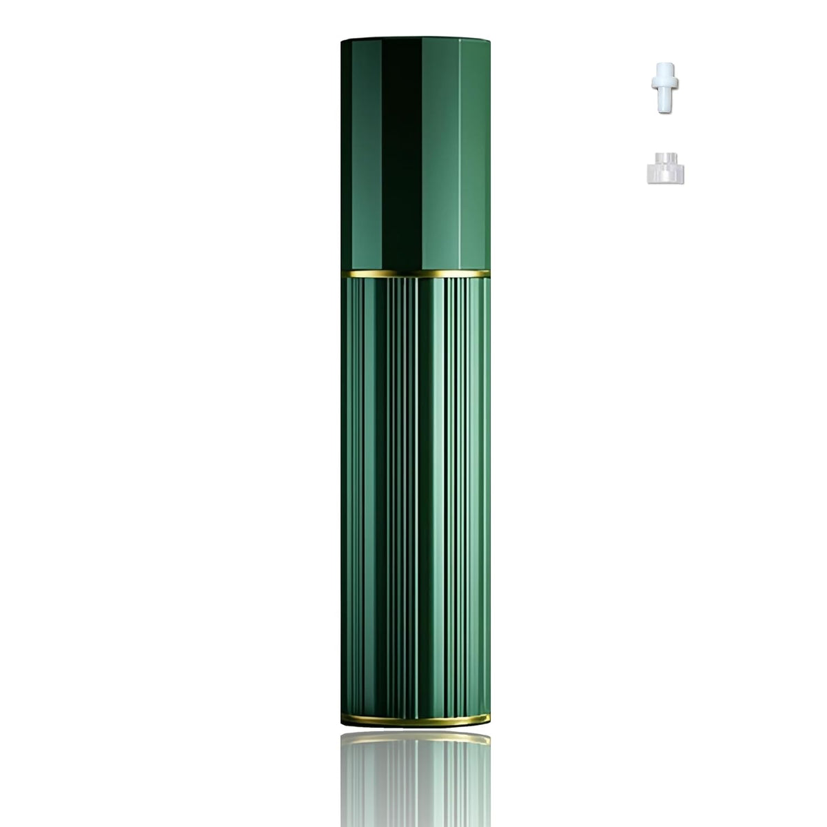 Perfume Travel Refillable Bottle Cologne Portable Atomizer Fragrance Scent Sprayer Pump Fill from Bottom Mini Pocket Size 5ml for Travel Essentials & Best Gift (gold)
