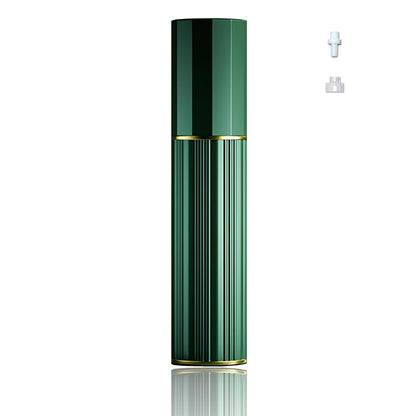 Perfume Travel Refillable Bottle Cologne Portable Atomizer Fragrance Scent Sprayer Pump Fill from Bottom Mini Pocket Size 5ml for Travel Essentials & Best Gift (gold)
