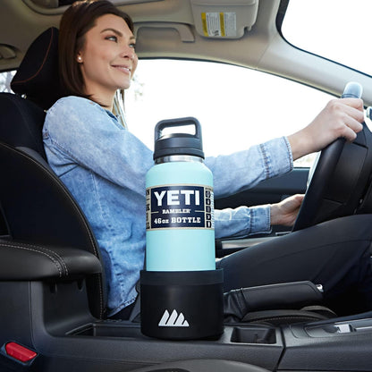 Integral Ultimate Car Cup Holder Expander with Adjustable Base & Organizer