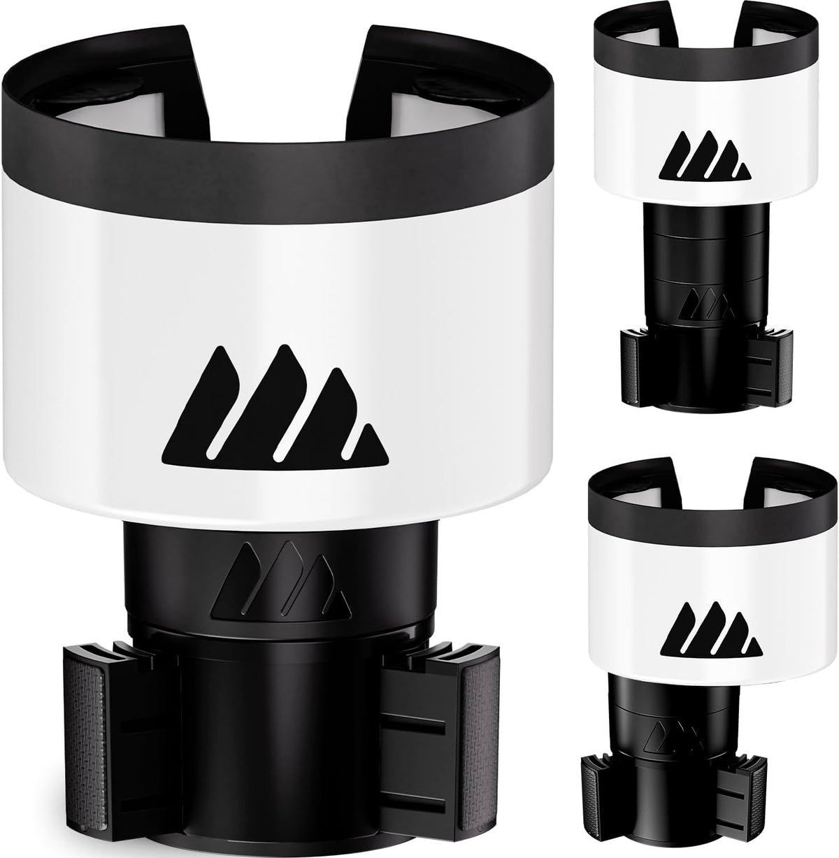 Integral Ultimate Car Cup Holder Expander with Adjustable Base & Organizer