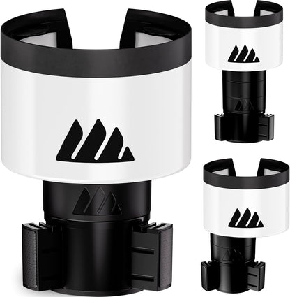 Integral Ultimate Car Cup Holder Expander with Adjustable Base & Organizer