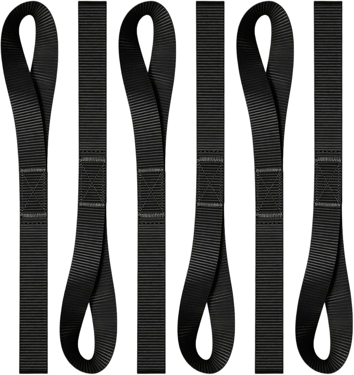 Lashing Straps with Buckles, 4Pack, 1 Inch × 5 Feet, Cargo Tie-Down Strap