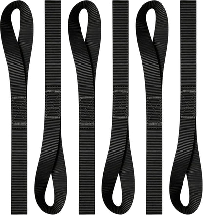 Lashing Straps with Buckles, 4Pack, 1 Inch × 5 Feet, Cargo Tie-Down Strap