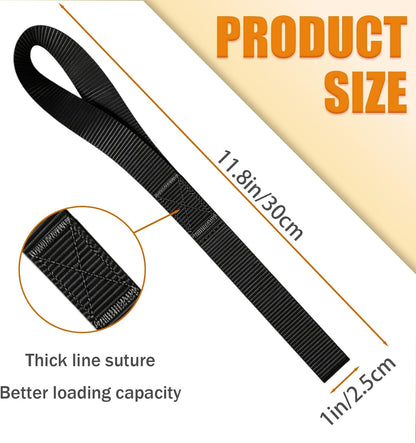 Lashing Straps with Buckles, 4Pack, 1 Inch × 5 Feet, Cargo Tie-Down Strap