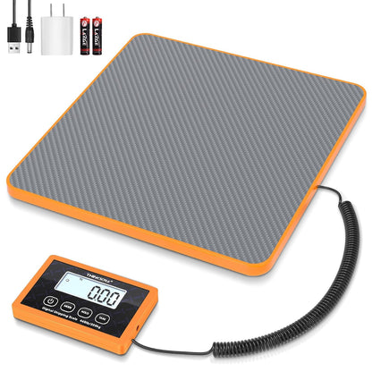 Shipping Scale, 440 lb x 1 oz Digital Postal Scale, Hold & Tare