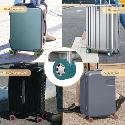 8 Pack Luggage Wheel Covers for 2-2.4" Luggage Wheel Protectors,Black