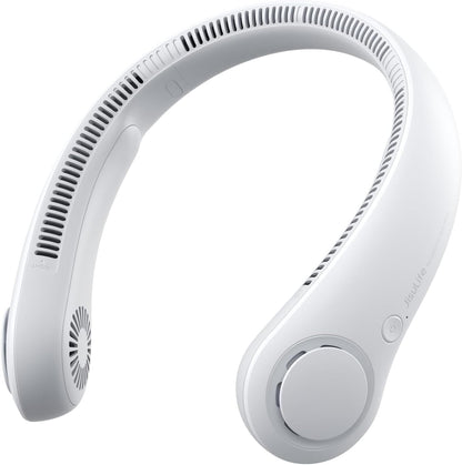 JISULIFE Portable Neck Fan, Hands Free Bladeless Fan, 5 Speeds, 4000 mAh