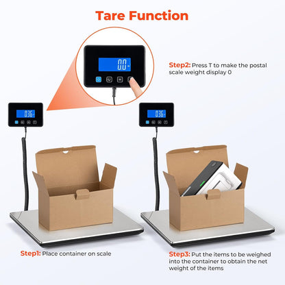 660lb/1.8oz Shipping Scale, Digital Postal Scale for Packages