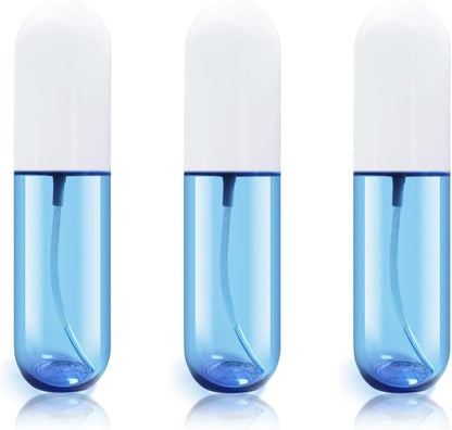 3PCS Mini Spray Bottle, 1.9oz Travel Spray Bottles Tsa Approved, Clear Mister Atomizer Travel Size, Pocket Small Spray Bottle for Hair Spray, Toners & Face
