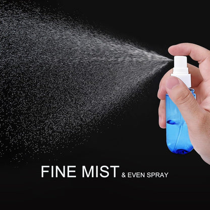 3PCS Mini Spray Bottle, 1.9oz Travel Spray Bottles Tsa Approved, Clear Mister Atomizer Travel Size, Pocket Small Spray Bottle for Hair Spray, Toners & Face
