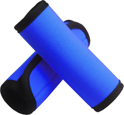 Luggage Handle Wrap 2 Pack Luggage Handle Wraps For Suitcase Bright Neoprene Luggage Handle Covers/Extender/Identifiers-Travel Accessories Must Haves