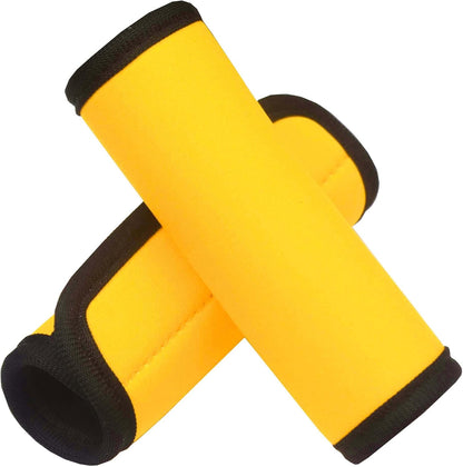 Luggage Handle Wrap 2 Pack Luggage Handle Wraps For Suitcase Bright Neoprene Luggage Handle Covers/Extender/Identifiers-Travel Accessories Must Haves