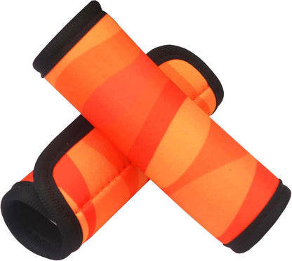 Luggage Handle Wrap 2 Pack Luggage Handle Wraps For Suitcase Bright Neoprene Luggage Handle Covers/Extender/Identifiers-Travel Accessories Must Haves