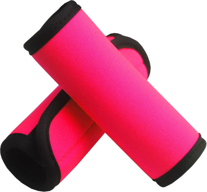 Luggage Handle Wrap 2 Pack Luggage Handle Wraps For Suitcase Bright Neoprene Luggage Handle Covers/Extender/Identifiers-Travel Accessories Must Haves