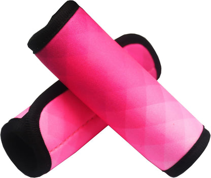 Luggage Handle Wrap 2 Pack Luggage Handle Wraps For Suitcase Bright Neoprene Luggage Handle Covers/Extender/Identifiers-Travel Accessories Must Haves