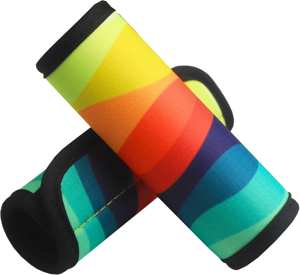 Luggage Handle Wrap 2 Pack Luggage Handle Wraps For Suitcase Bright Neoprene Luggage Handle Covers/Extender/Identifiers-Travel Accessories Must Haves