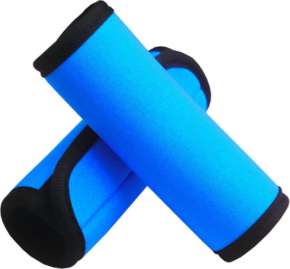 Luggage Handle Wrap 2 Pack Luggage Handle Wraps For Suitcase Bright Neoprene Luggage Handle Covers/Extender/Identifiers-Travel Accessories Must Haves