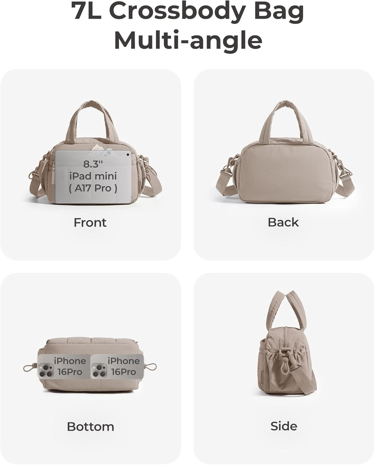 Duffle Bag for Travel, Gym Bag for Women, Weekender Carry on