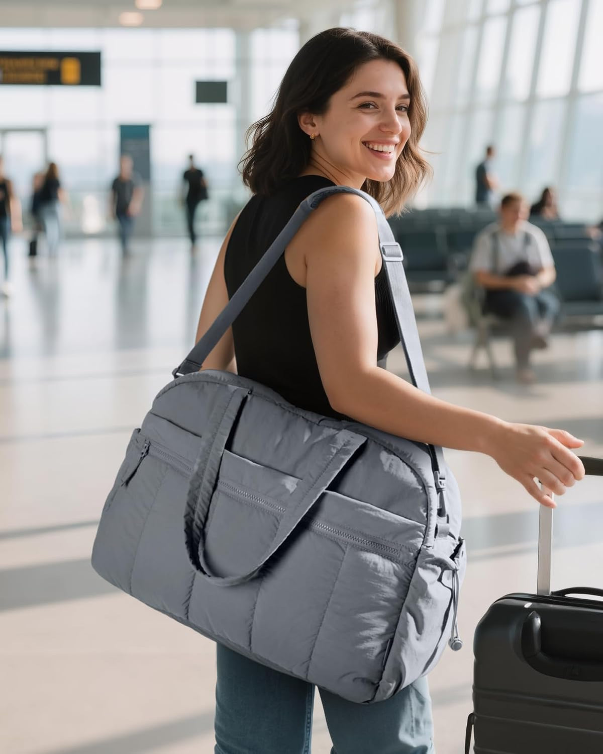 Duffle Bag for Travel, Gym Bag for Women, Weekender Carry on