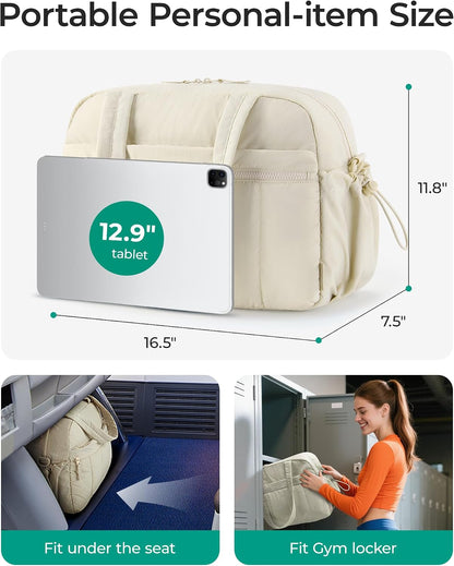 Duffle Bag for Travel, Gym Bag for Women, Weekender Carry on