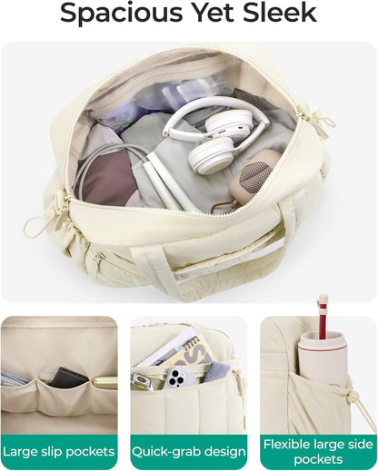 Duffle Bag for Travel, Gym Bag for Women, Weekender Carry on