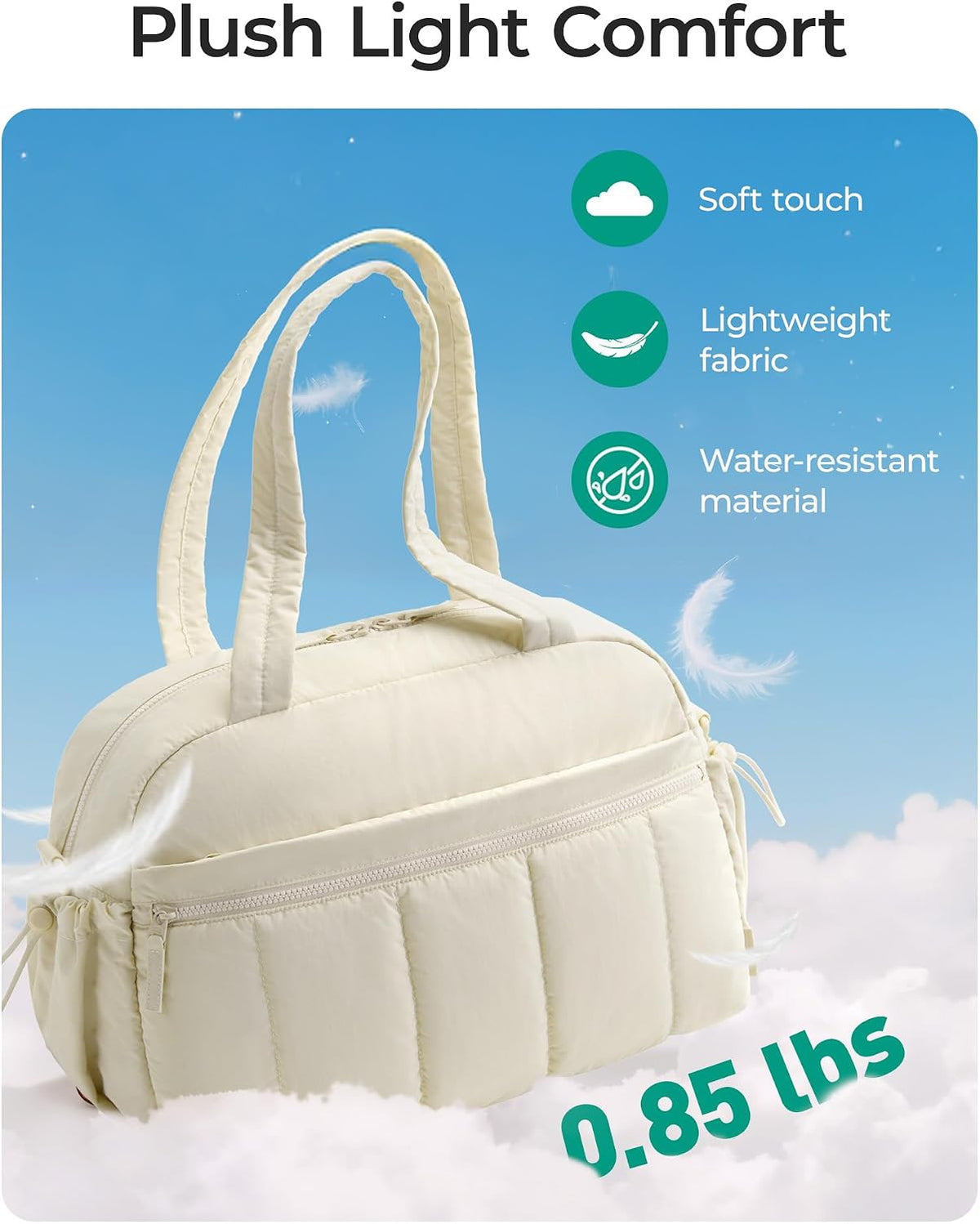 Duffle Bag for Travel, Gym Bag for Women, Weekender Carry on