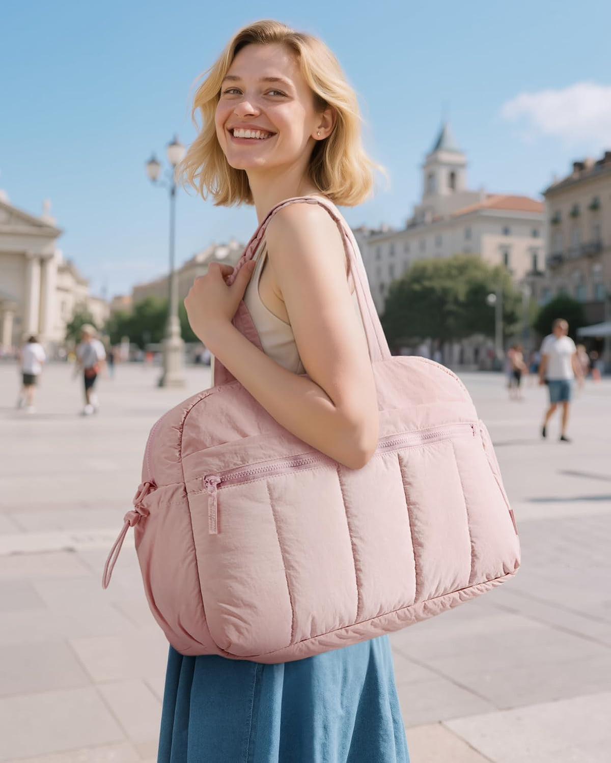 Duffle Bag for Travel, Gym Bag for Women, Weekender Carry on