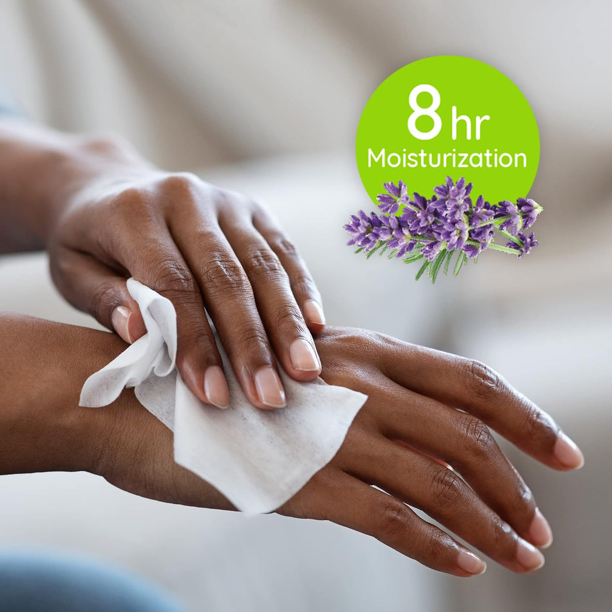 Antibacterial Hand Wipes, Lavender, 20 ct (10 Pack)