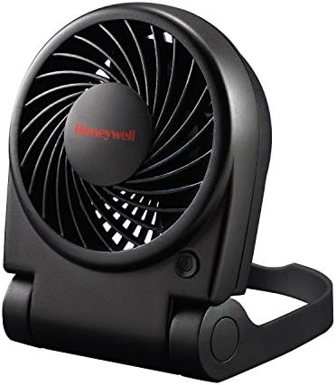 Honeywell HTF090B Turbo On-the-Go Personal Fan, Black – Small Portable Fan for Travel