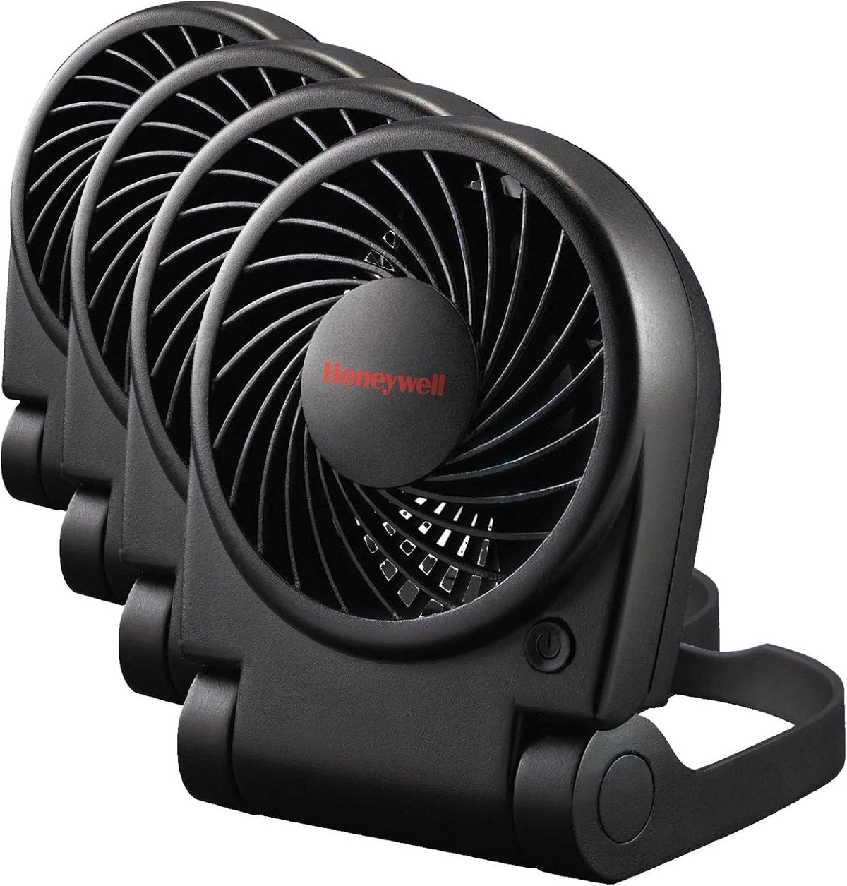 Honeywell HTF090B Turbo On-the-Go Personal Fan, Black – Small Portable Fan for Travel